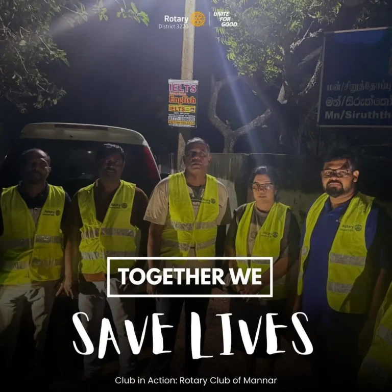 Community Flood Relief Efforts – Rotary Club of Mannar_01